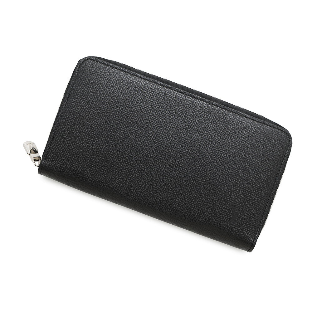 Louis Vuitton Taiga Zippy Organizer Long Wallet NM Black
